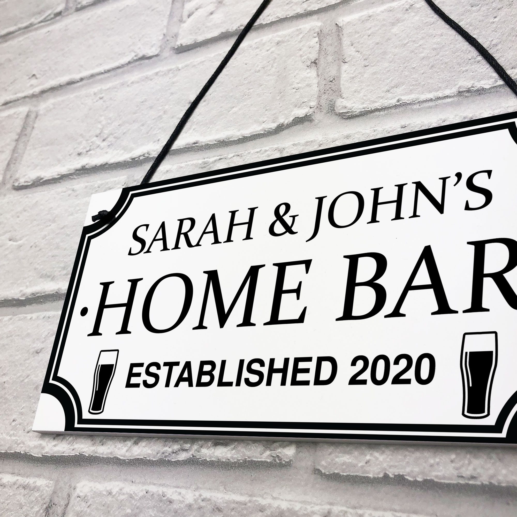 Personalised Bar Signs And Plaques Home Bar Sign Novelty Gifts For Home