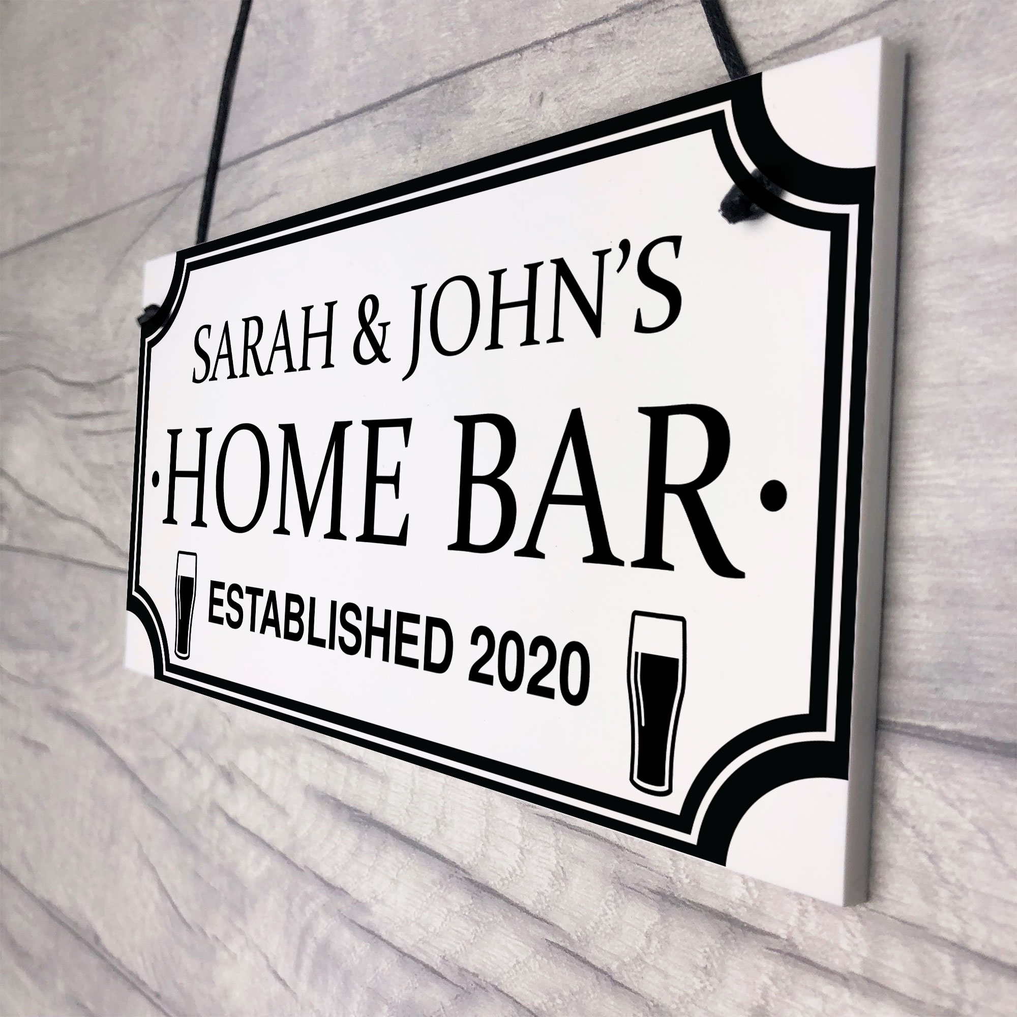 Personalised Bar Signs And Plaques Home Bar Sign Novelty Gifts For Home