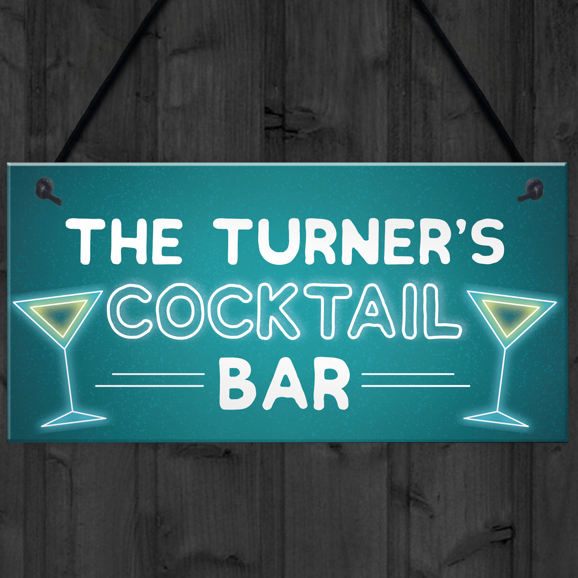 Personalised Cocktail Bar Signs And Plaques Novelty Home Bar Signs