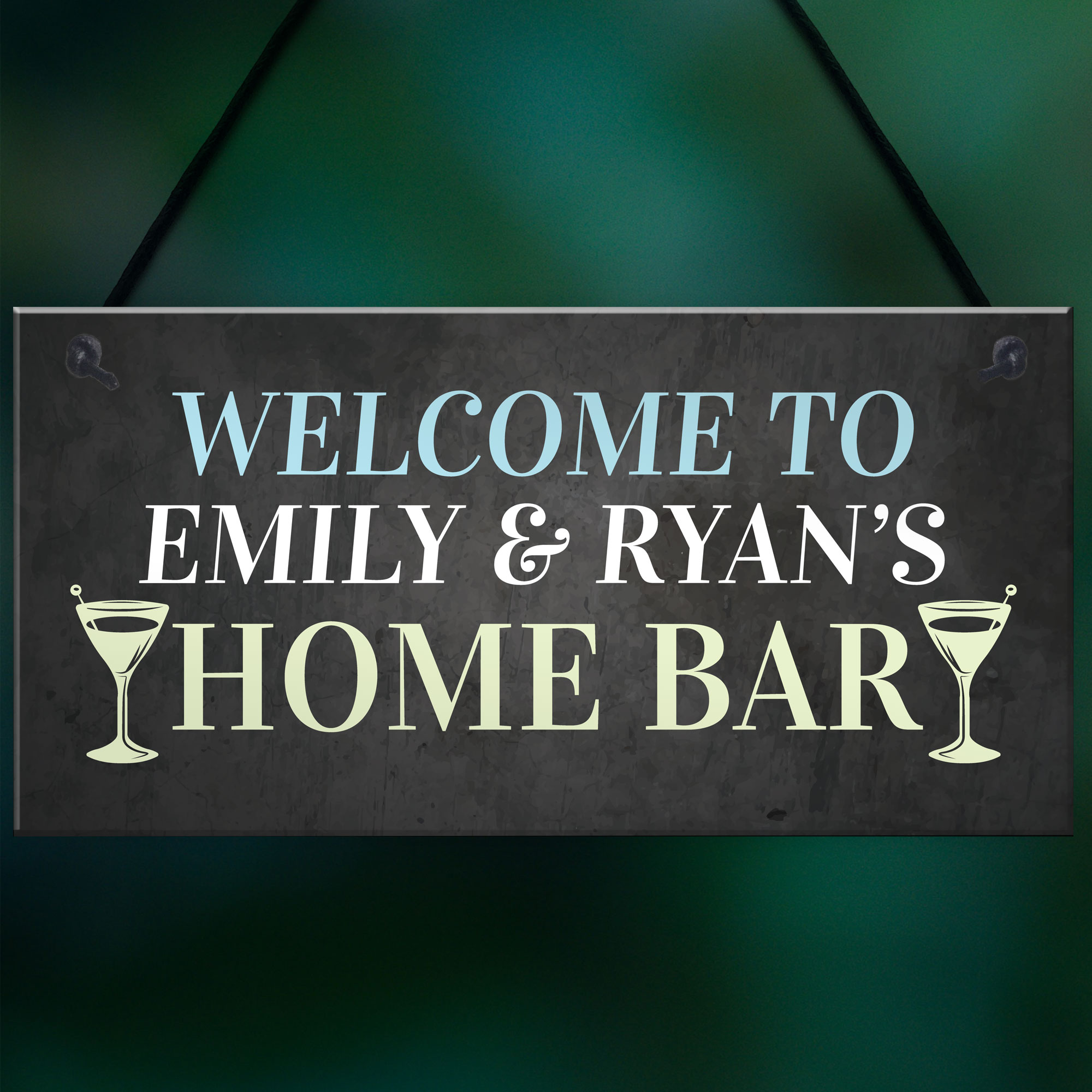 PERSONALISED Home Bar Sign Garden Pub Plaque Quirky Home Decor Gift | eBay