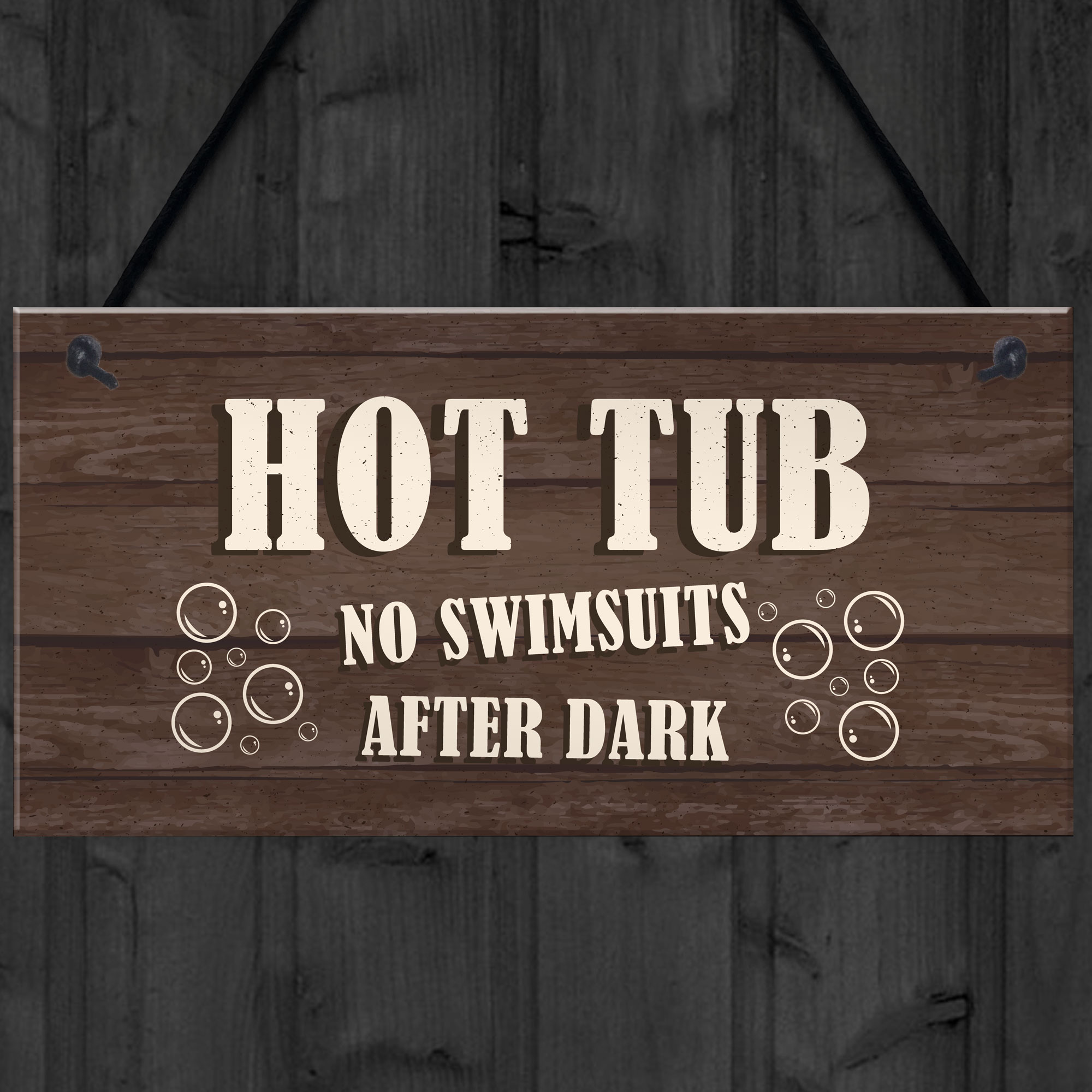 Novelty Hot Tub Sign Funny Hot Tub Accessories Garden Signs And Plaques eBay