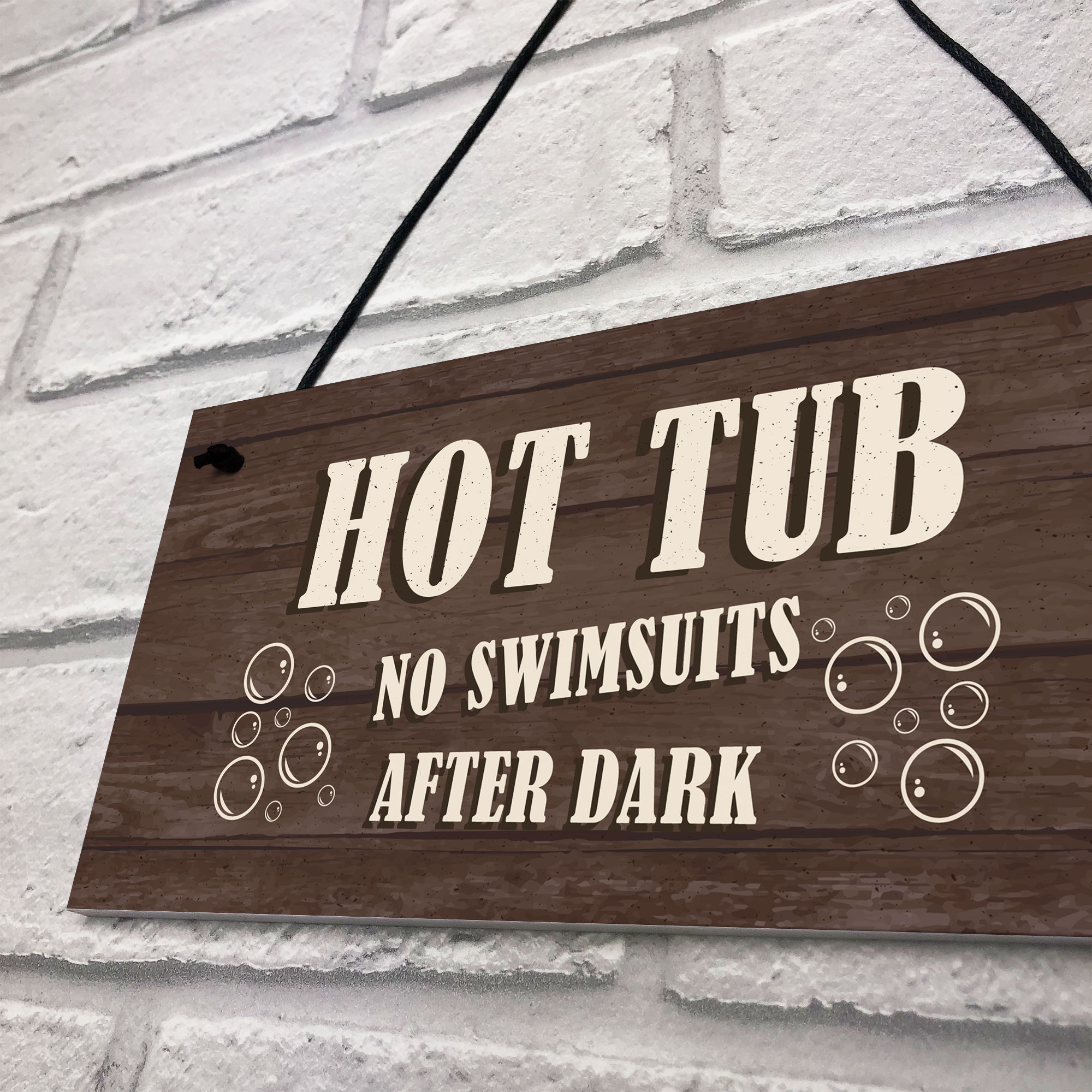 Novelty Hot Tub Sign Funny Hot Tub Accessories Garden Signs And Plaques