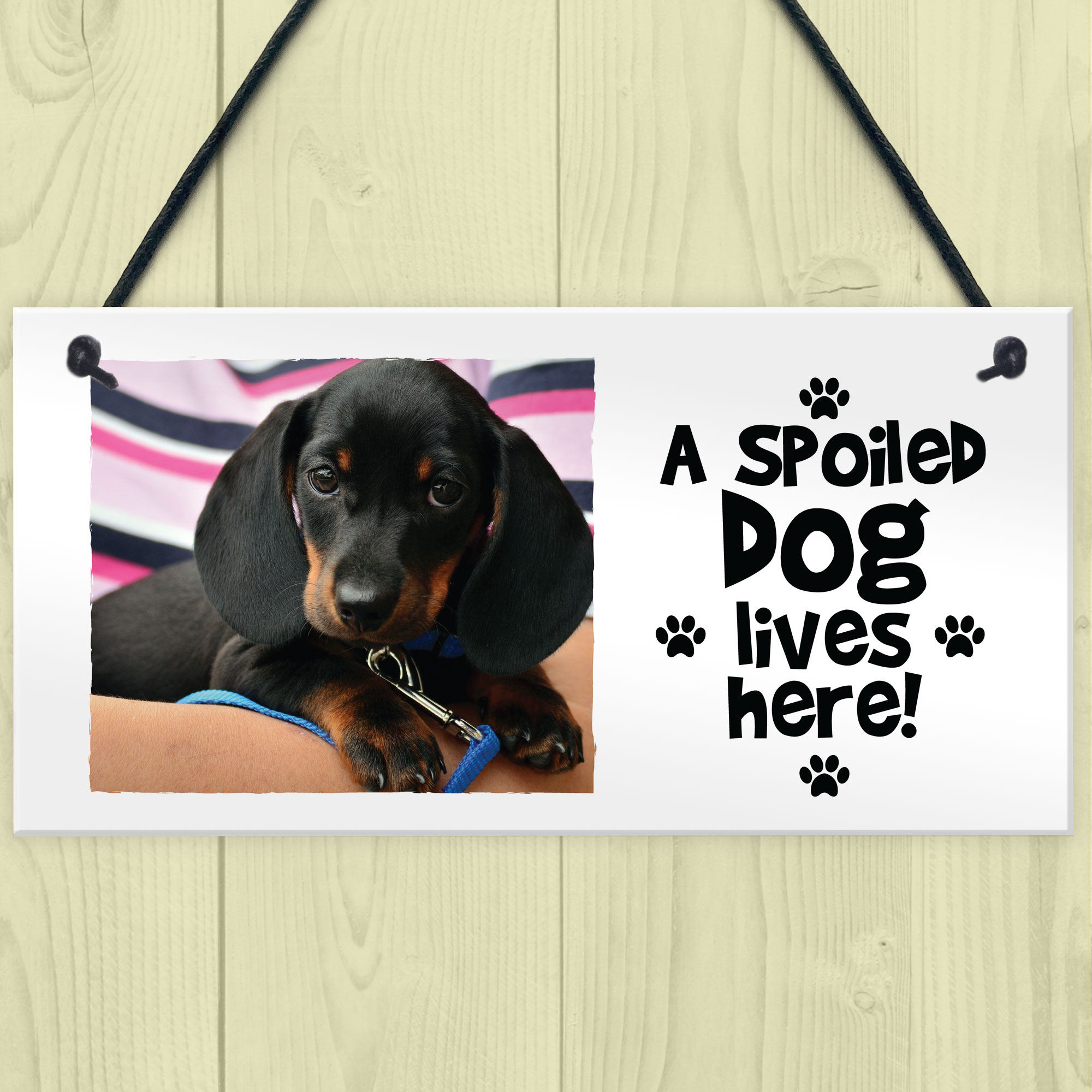 Personalised Dog Wall Plaque Novelty Dog Accessories Gifts Animal Lover