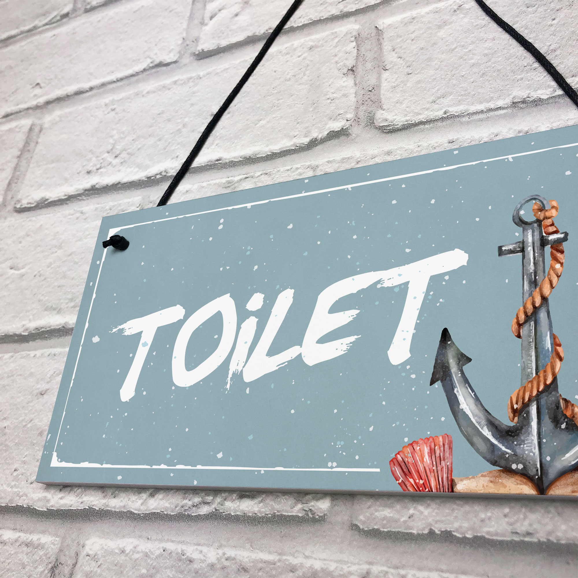 Nautical Toilet Bathroom Decor Gifts Home Decor Hanging Sign