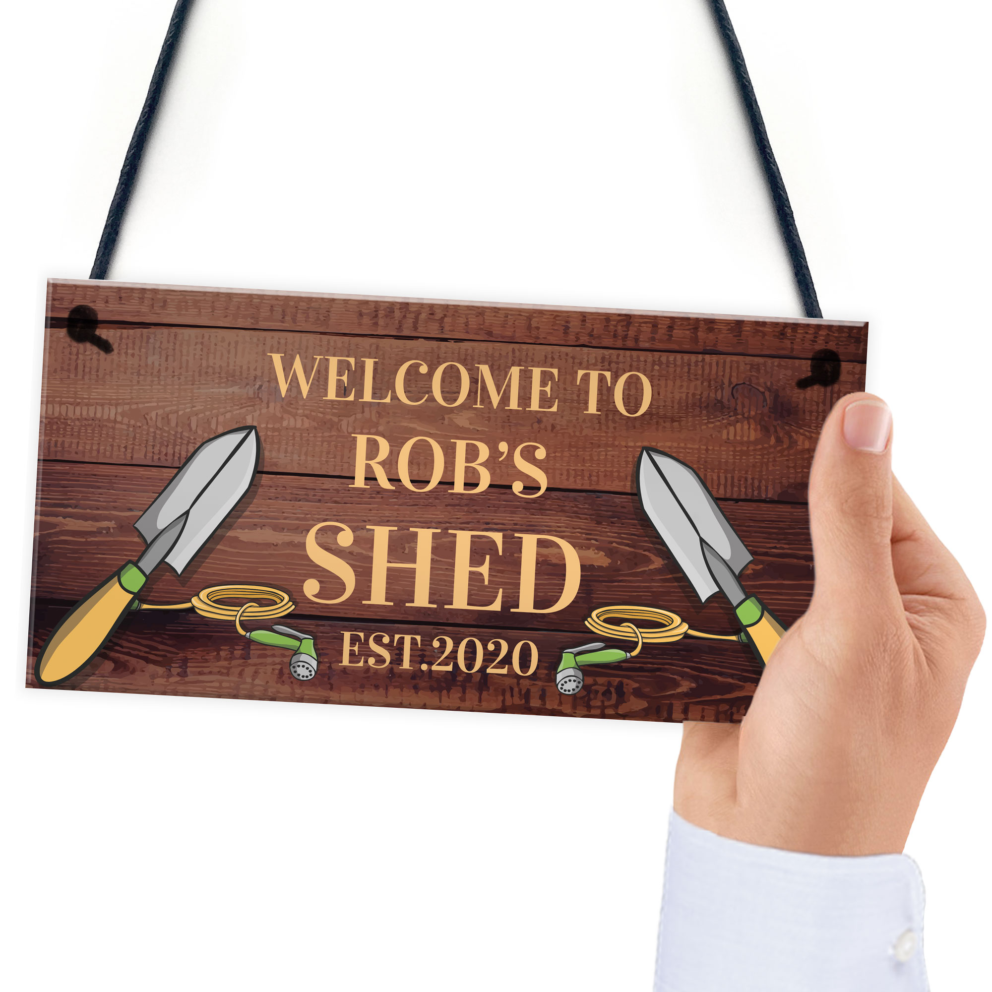 PERSONALISED Shed Sign Gift For Men Garden Shed Greenhouse Sign eBay