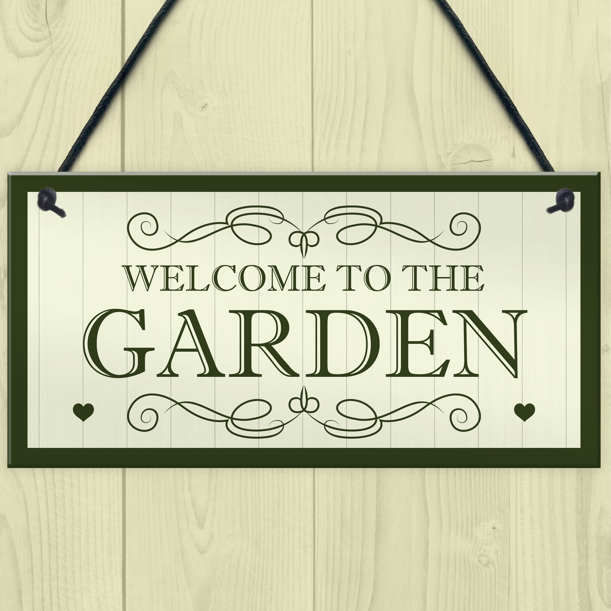 To The Garden Sign Hanging Plaque New Home Gift Friendship Gift eBay