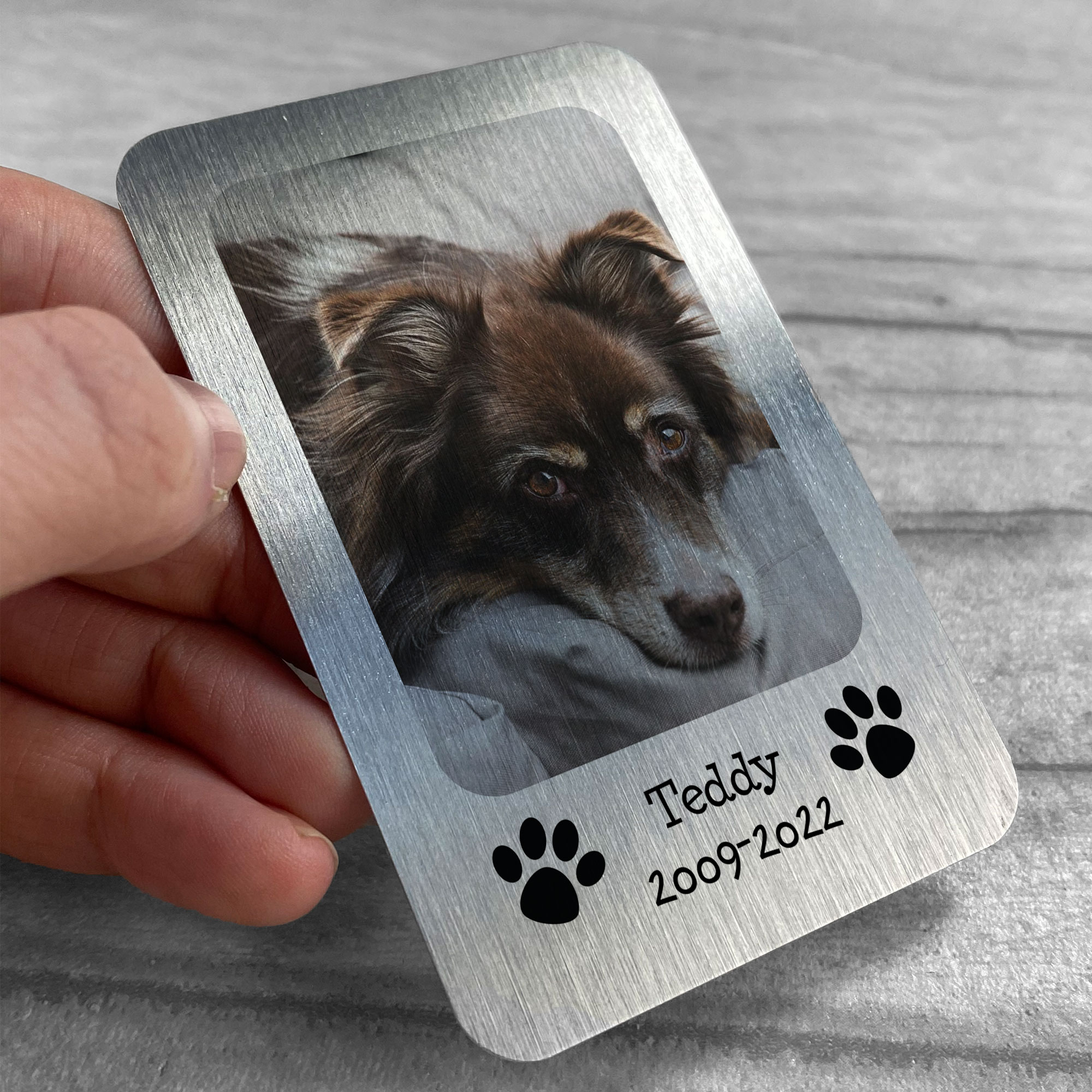 Dog Memorial Gifts Personalized, Custom Photo Pet Memorial Wall Art