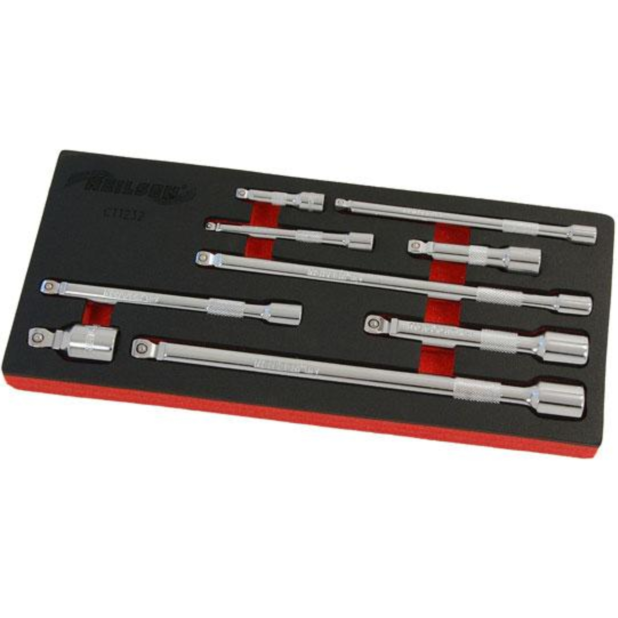 9 Piece Socket Wobble Bar Extension Set 1/4, 3/8 & 1/2 Inch Drive