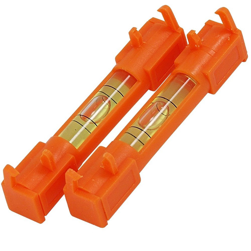 2 Piece Line Level Set Bubble String Vial Levels Block Work Brickwork