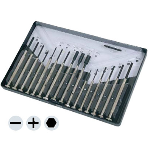 16PC MICRO PRECISION JEWELLERS SCREWDRIVER SOCKET SET FAST POST NEW